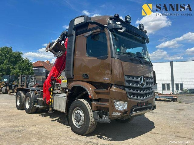 Mercedes-Benz Arocs 3351/6x6/Palfinger Epolsion S260/Langholz - Trekker: afbeelding 1 Mercedes-Benz Arocs 3351/6x6/Palfinger Epolsion S260/Langholz - Trekker: afbeelding 1