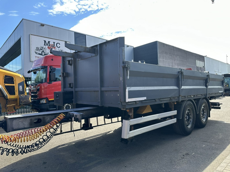 A&D ZA 18 2-AS AANHANGER - 6m50 - GROTE WIELEN - BELGISCHE PAPIEREN - LUCHTVERING / AIR SUSPENSION - Open/ Plateau aanhangwagen: afbeelding 4 A&D ZA 18 2-AS AANHANGER - 6m50 - GROTE WIELEN - BELGISCHE PAPIEREN - LUCHTVERING / AIR SUSPENSION - Open/ Plateau aanhangwagen: afbeelding 4