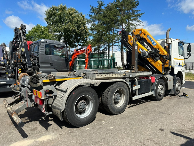 DAF CF 480 8x4 HOOKLIFT + CRANE (19m!) EFFER 205 / 6S + WINCH - RETARDER - *165.000km* - VERY NICE - Haakarmsysteem vrachtwagen, Kraanwagen: afbeelding 4 DAF CF 480 8x4 HOOKLIFT + CRANE (19m!) EFFER 205 / 6S + WINCH - RETARDER - *165.000km* - VERY NICE - Haakarmsysteem vrachtwagen, Kraanwagen: afbeelding 4