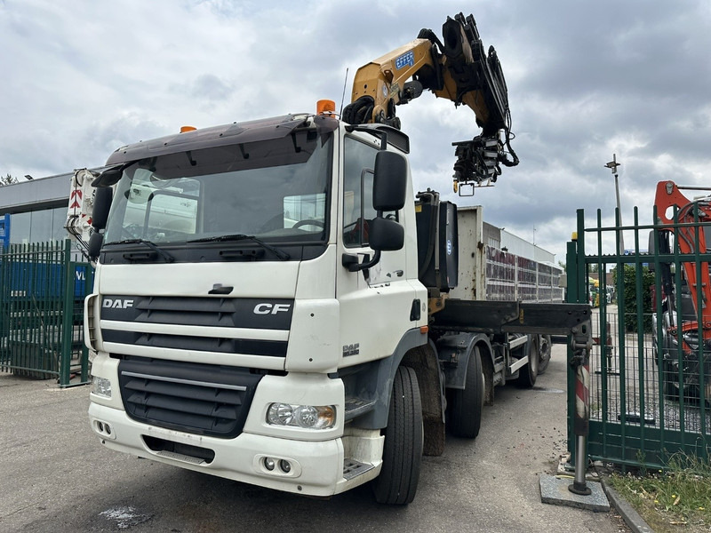 DAF CF 85.360 8x2 + KRAN (25m!) EFFER 305 6S + JIB 4S + ROTATOR - PLATORM 7m60 - LIFT + STEERING AXLE - EURO 5 - BE - Vrachtwagen met open laadbak, Kraanwagen: afbeelding 4 DAF CF 85.360 8x2 + KRAN (25m!) EFFER 305 6S + JIB 4S + ROTATOR - PLATORM 7m60 - LIFT + STEERING AXLE - EURO 5 - BE - Vrachtwagen met open laadbak, Kraanwagen: afbeelding 4