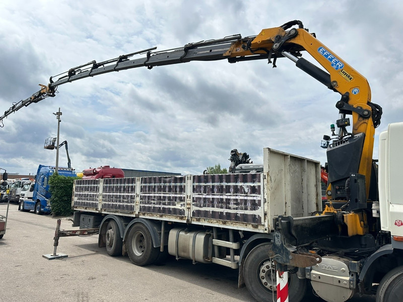 DAF CF 85.360 8x2 + KRAN (25m!) EFFER 305 6S + JIB 4S + ROTATOR - PLATORM 7m60 - LIFT + STEERING AXLE - EURO 5 - BE - Vrachtwagen met open laadbak, Kraanwagen: afbeelding 3 DAF CF 85.360 8x2 + KRAN (25m!) EFFER 305 6S + JIB 4S + ROTATOR - PLATORM 7m60 - LIFT + STEERING AXLE - EURO 5 - BE - Vrachtwagen met open laadbak, Kraanwagen: afbeelding 3