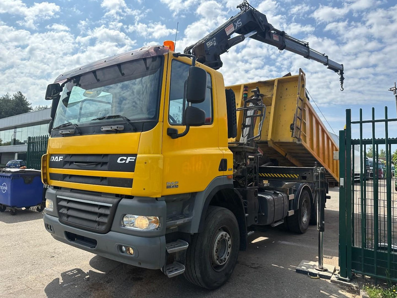 DAF CF 85.410 6X4 21T HOOKLIFT + CRANE HIAB 166-3 HIPRO + ROTATOR - 5/6F - RETARDER - TÜV 10/2025 - EURO 5 - BE TRUCK - Haakarmsysteem vrachtwagen, Kraanwagen: afbeelding 4 DAF CF 85.410 6X4 21T HOOKLIFT + CRANE HIAB 166-3 HIPRO + ROTATOR - 5/6F - RETARDER - TÜV 10/2025 - EURO 5 - BE TRUCK - Haakarmsysteem vrachtwagen, Kraanwagen: afbeelding 4
