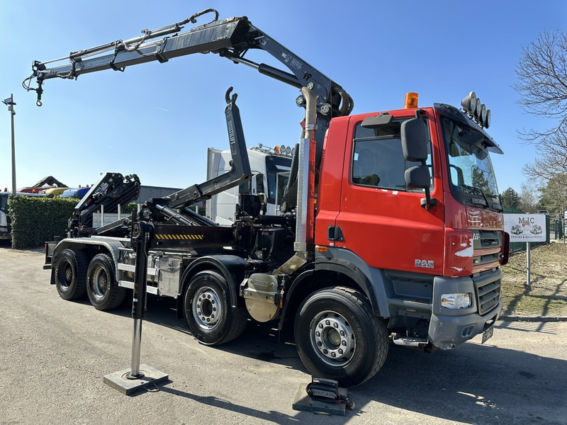 DAF CF 85.410 8x4 HOOKLIFT + CRANE HIAB 244 EP-3 HIDUO - Radio - Rotator - RETARDER - EURO 4 - BIG AXLES HUB REDUCTION - Haakarmsysteem vrachtwagen, Kraanwagen: afbeelding 1 DAF CF 85.410 8x4 HOOKLIFT + CRANE HIAB 244 EP-3 HIDUO - Radio - Rotator - RETARDER - EURO 4 - BIG AXLES HUB REDUCTION - Haakarmsysteem vrachtwagen, Kraanwagen: afbeelding 1