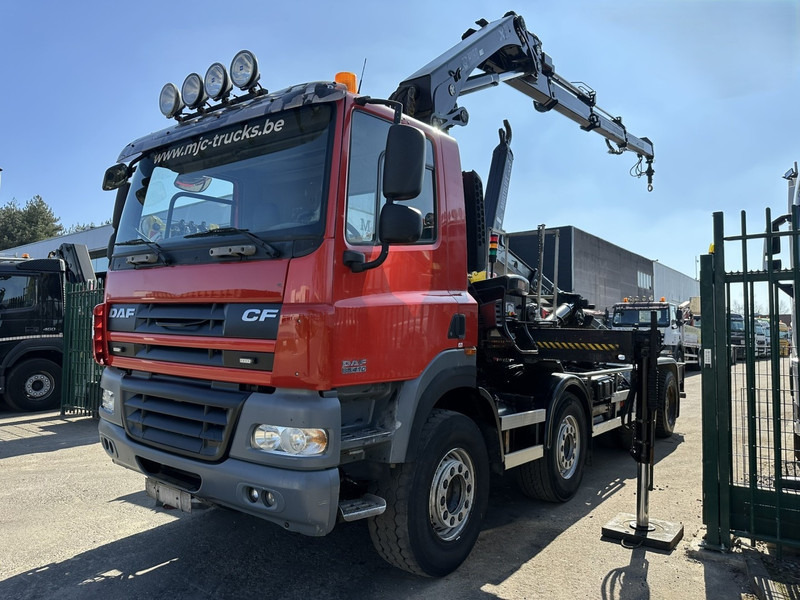 DAF CF 85.410 8x4 HOOKLIFT + CRANE HIAB 244 EP-3 HIDUO - Radio - Rotator - RETARDER - EURO 4 - BIG AXLES HUB REDUCTION - Haakarmsysteem vrachtwagen, Kraanwagen: afbeelding 5 DAF CF 85.410 8x4 HOOKLIFT + CRANE HIAB 244 EP-3 HIDUO - Radio - Rotator - RETARDER - EURO 4 - BIG AXLES HUB REDUCTION - Haakarmsysteem vrachtwagen, Kraanwagen: afbeelding 5