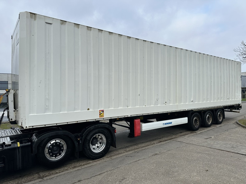 Krone 3-AXLES MB - CLOSED BOX / KIST / KOFFER - AIR SUSPENSION - 2m80 interior hieght - DISC - BE papers - nice condition - Gesloten oplegger: afbeelding 1 Krone 3-AXLES MB - CLOSED BOX / KIST / KOFFER - AIR SUSPENSION - 2m80 interior hieght - DISC - BE papers - nice condition - Gesloten oplegger: afbeelding 1