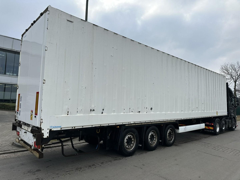 Krone 3-AXLES MB - CLOSED BOX / KIST / KOFFER - AIR SUSPENSION - 2m80 interior hieght - DISC - BE papers - nice condition - Gesloten oplegger: afbeelding 4 Krone 3-AXLES MB - CLOSED BOX / KIST / KOFFER - AIR SUSPENSION - 2m80 interior hieght - DISC - BE papers - nice condition - Gesloten oplegger: afbeelding 4
