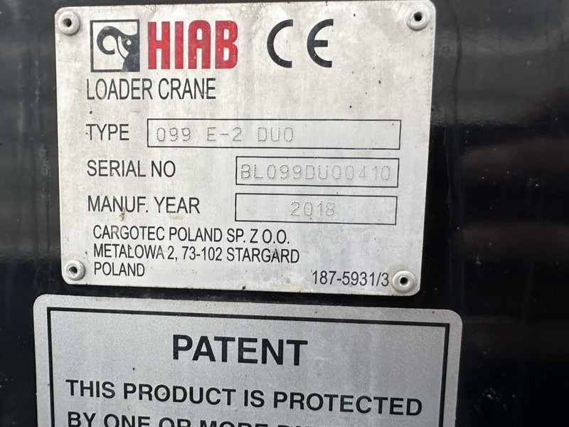Kipper vrachtwagen, Kraanwagen MAN LC 18.280 18T 4x2 TIPPER + CRANE (2018!!!) HIAB 099 E-2 DUO (921h!) - *157.000km* - FULL AIR - BE TRUCK: afbeelding 9