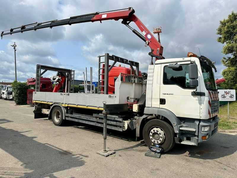 MAN TGM 18.240 4x2 + 2010 CRANE HMF 1420 K6 (17.5m! 6x) RADIO - PLATFORM 6m60 - MANUAL - EURO 3 - BE TRUCK - Vrachtwagen met open laadbak, Kraanwagen: afbeelding 2 MAN TGM 18.240 4x2 + 2010 CRANE HMF 1420 K6 (17.5m! 6x) RADIO - PLATFORM 6m60 - MANUAL - EURO 3 - BE TRUCK - Vrachtwagen met open laadbak, Kraanwagen: afbeelding 2