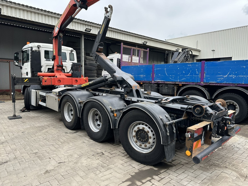 MAN TGS 35.400 8x4 TRIDEM HOOKLIFT T22 + CRANE PALFINGER PK 18001 EH + RADIO - EURO 5 - LIFT/STEERING AXLE - BE TRUCK - Haakarmsysteem vrachtwagen, Kraanwagen: afbeelding 4 MAN TGS 35.400 8x4 TRIDEM HOOKLIFT T22 + CRANE PALFINGER PK 18001 EH + RADIO - EURO 5 - LIFT/STEERING AXLE - BE TRUCK - Haakarmsysteem vrachtwagen, Kraanwagen: afbeelding 4