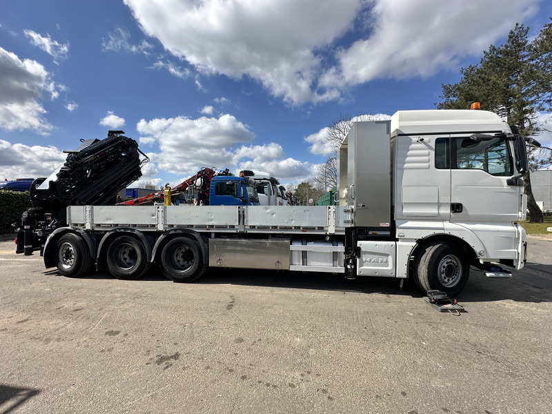 Kraanwagen MAN TGX 35.420 8x4-4 TRIDEM + CRANE (26m!) HIAB X-HIPRO 408 E-5 + JIB 100X-5 - PLATFORM 6m40 - *306.245km* - BE TRUCK: afbeelding 6