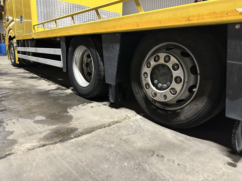 Autovrachtwagen vrachtwagen Mercedes-Benz ACTROS 2745 6x2 OPRIJWAGEN / AUTOTRANSPORTER / MACHINE CARRIER - WINCH - 6m10 - EURO 5 - LIFT AXLE - HYDR RAMPS - NL TRUCK: afbeelding 12