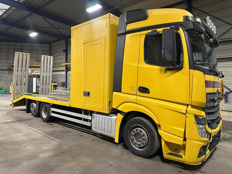 Mercedes-Benz ACTROS 2745 6x2 OPRIJWAGEN / AUTOTRANSPORTER / MACHINE TRANSPORTER - WINCH - 6m10 - EURO 5 - LIFT AXLE - HYDR RAMPS - NL TRUCK - Bergingsvoertuig: afbeelding 1 Mercedes-Benz ACTROS 2745 6x2 OPRIJWAGEN / AUTOTRANSPORTER / MACHINE TRANSPORTER - WINCH - 6m10 - EURO 5 - LIFT AXLE - HYDR RAMPS - NL TRUCK - Bergingsvoertuig: afbeelding 1