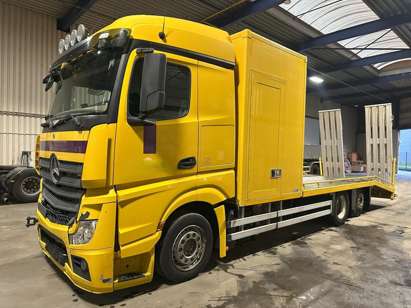 Mercedes-Benz ACTROS 2745 6x2 OPRIJWAGEN / AUTOTRANSPORTER / MACHINE TRANSPORTER - WINCH - 6m10 - EURO 5 - LIFT AXLE - HYDR RAMPS - NL TRUCK - Bergingsvoertuig: afbeelding 2 Mercedes-Benz ACTROS 2745 6x2 OPRIJWAGEN / AUTOTRANSPORTER / MACHINE TRANSPORTER - WINCH - 6m10 - EURO 5 - LIFT AXLE - HYDR RAMPS - NL TRUCK - Bergingsvoertuig: afbeelding 2