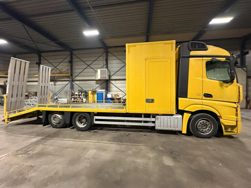 Mercedes-Benz ACTROS 2745 6x2 OPRIJWAGEN / AUTOTRANSPORTER / MACHINE TRANSPORTER - WINCH - 6m10 - EURO 5 - LIFT AXLE - HYDR RAMPS - NL TRUCK - Bergingsvoertuig: afbeelding 5 Mercedes-Benz ACTROS 2745 6x2 OPRIJWAGEN / AUTOTRANSPORTER / MACHINE TRANSPORTER - WINCH - 6m10 - EURO 5 - LIFT AXLE - HYDR RAMPS - NL TRUCK - Bergingsvoertuig: afbeelding 5