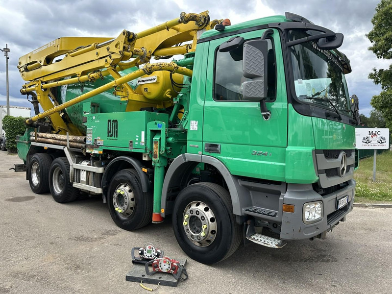 Mercedes-Benz ACTROS 3241 8x4 PUMI PM M 21-3 (21m) Putzmeister - *238.000km* / 1586H - EPS - BLADVERING / NAAFREDUCTIE - Betonmixer: afbeelding 1 Mercedes-Benz ACTROS 3241 8x4 PUMI PM M 21-3 (21m) Putzmeister - *238.000km* / 1586H - EPS - BLADVERING / NAAFREDUCTIE - Betonmixer: afbeelding 1