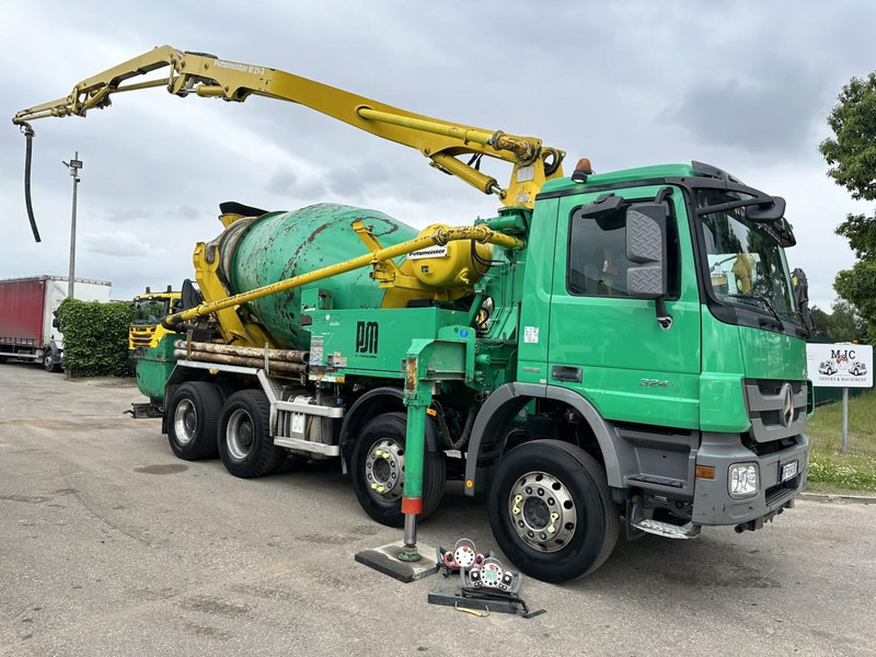 Mercedes-Benz ACTROS 3241 8x4 PUMI PM M 21-3 (21m) Putzmeister - *238.000km* / 1586H - EPS - BLADVERING / NAAFREDUCTIE - Betonmixer: afbeelding 2 Mercedes-Benz ACTROS 3241 8x4 PUMI PM M 21-3 (21m) Putzmeister - *238.000km* / 1586H - EPS - BLADVERING / NAAFREDUCTIE - Betonmixer: afbeelding 2