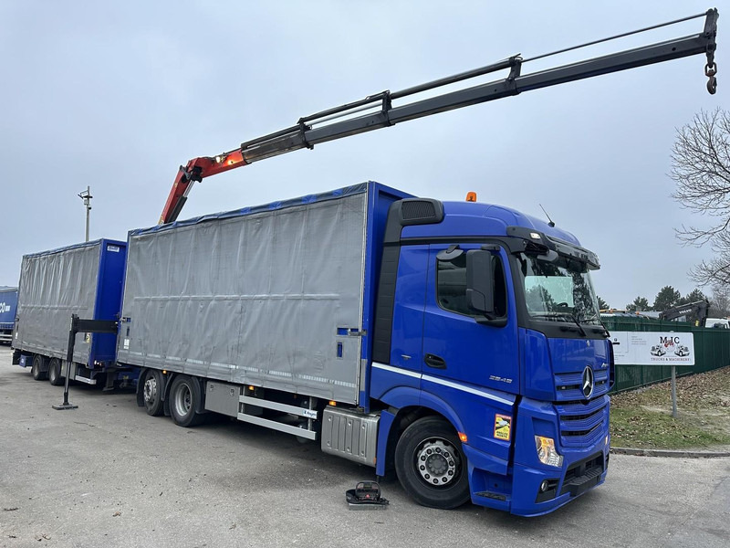 Mercedes-Benz Actros 2645 6x2 105m³ JUMBO + RETARDER + CRANE PALFINGER PK 19.001 SLD (4x) + RADIO - *FULL AIR* - FRIGO - EURO 6 - SAF AXLES - BELGIAN TRUCK - Kraanwagen: afbeelding 1 Mercedes-Benz Actros 2645 6x2 105m³ JUMBO + RETARDER + CRANE PALFINGER PK 19.001 SLD (4x) + RADIO - *FULL AIR* - FRIGO - EURO 6 - SAF AXLES - BELGIAN TRUCK - Kraanwagen: afbeelding 1