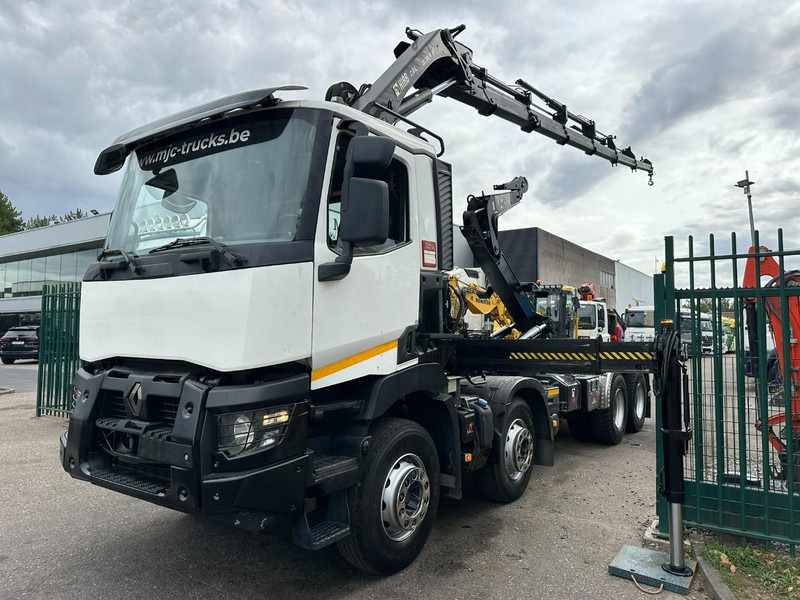 Renault C460 8x4 + (19m!) KRAN HIAB 288 E-6 HIDUO - RADIO - 5/6 F - STEEL SPRING / HUB REDUCTION - BE TRUCK - Haakarmsysteem vrachtwagen, Kraanwagen: afbeelding 3 Renault C460 8x4 + (19m!) KRAN HIAB 288 E-6 HIDUO - RADIO - 5/6 F - STEEL SPRING / HUB REDUCTION - BE TRUCK - Haakarmsysteem vrachtwagen, Kraanwagen: afbeelding 3