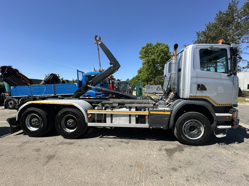 Scania G450 6x4 HOOKLIFT AJK 20T - 5760mm - 3m90 WB - HUB REDUCTION / STEEL SUSP. - EURO 6 - BE TRUCK - Haakarmsysteem vrachtwagen: afbeelding 4 Scania G450 6x4 HOOKLIFT AJK 20T - 5760mm - 3m90 WB - HUB REDUCTION / STEEL SUSP. - EURO 6 - BE TRUCK - Haakarmsysteem vrachtwagen: afbeelding 4