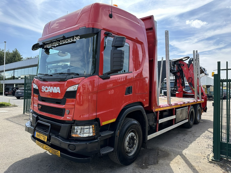 Scania G500 XT 6x4 WOOD / TIMBER / HOLZ CRANE PALFINGER EPSILON Q150Z + RETARDER - FULL AIR SUSP. - BE TRUCK - Vrachtwagen met open laadbak, Kraanwagen: afbeelding 3 Scania G500 XT 6x4 WOOD / TIMBER / HOLZ CRANE PALFINGER EPSILON Q150Z + RETARDER - FULL AIR SUSP. - BE TRUCK - Vrachtwagen met open laadbak, Kraanwagen: afbeelding 3