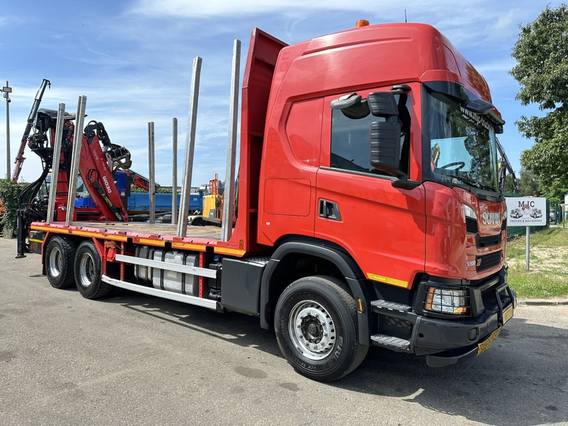 Scania G500 XT 6x4 WOOD / TIMBER / HOLZ CRANE PALFINGER EPSILON Q150Z + RETARDER - FULL AIR SUSP. - BE TRUCK - Vrachtwagen met open laadbak, Kraanwagen: afbeelding 1 Scania G500 XT 6x4 WOOD / TIMBER / HOLZ CRANE PALFINGER EPSILON Q150Z + RETARDER - FULL AIR SUSP. - BE TRUCK - Vrachtwagen met open laadbak, Kraanwagen: afbeelding 1
