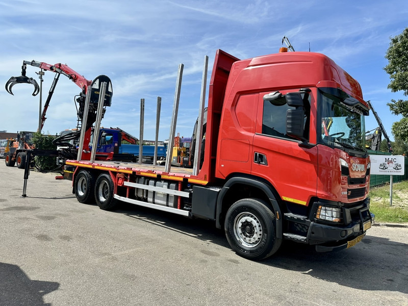 Scania G500 XT 6x4 WOOD / TIMBER / HOLZ CRANE PALFINGER EPSILON Q150Z + RETARDER - FULL AIR SUSP. - BE TRUCK - Vrachtwagen met open laadbak, Kraanwagen: afbeelding 2 Scania G500 XT 6x4 WOOD / TIMBER / HOLZ CRANE PALFINGER EPSILON Q150Z + RETARDER - FULL AIR SUSP. - BE TRUCK - Vrachtwagen met open laadbak, Kraanwagen: afbeelding 2