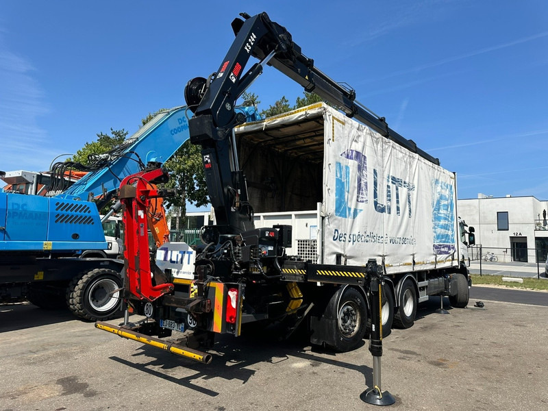 Scania P410 8x4 TRIDEM PRITSCHE PLANE + KRAN HIAB 244 EP-4 HIDUO - RETARDER - LIFT + STEERING AXLE - *327.000km* - RADIO - Schuifzeilen vrachtwagen, Kraanwagen: afbeelding 5 Scania P410 8x4 TRIDEM PRITSCHE PLANE + KRAN HIAB 244 EP-4 HIDUO - RETARDER - LIFT + STEERING AXLE - *327.000km* - RADIO - Schuifzeilen vrachtwagen, Kraanwagen: afbeelding 5