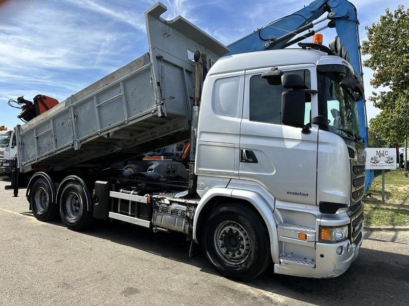 Scania R520 6x4 PRITSCHE + KRAN PALFINGER PK 15002 A - *ZSM + KIPPER* - RETARDER - *FULL AIR* - EUR 6 - BE TRUCK - Vrachtwagen met open laadbak, Kraanwagen: afbeelding 5 Scania R520 6x4 PRITSCHE + KRAN PALFINGER PK 15002 A - *ZSM + KIPPER* - RETARDER - *FULL AIR* - EUR 6 - BE TRUCK - Vrachtwagen met open laadbak, Kraanwagen: afbeelding 5