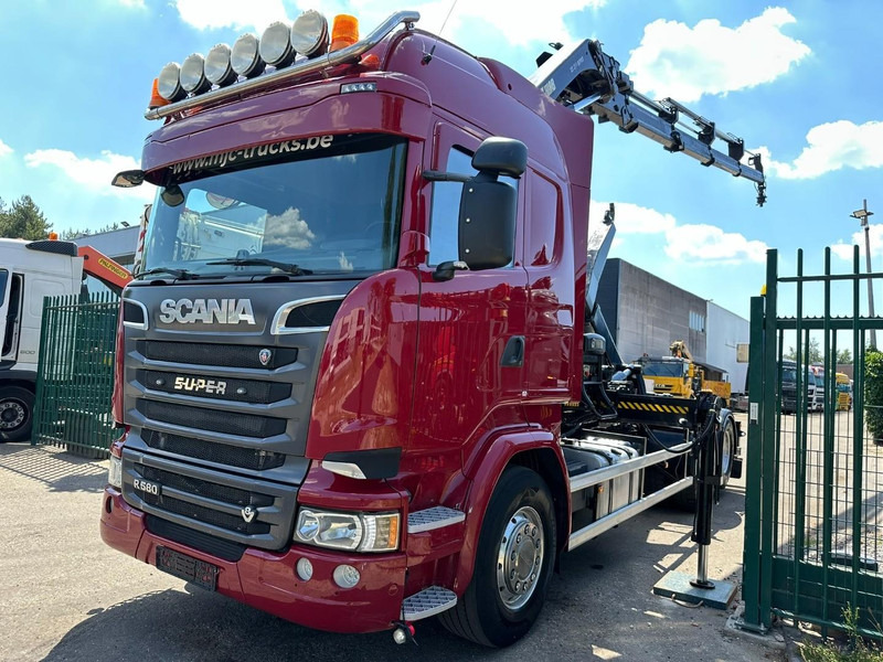 Scania R580 6X2 V8 HOOKLIFT + CRANE HIAB 211 E-4 HIPRO - ROTATOR - RETARDER - ALCOA ALU - RADIO - NL TRUCK - Haakarmsysteem vrachtwagen, Kraanwagen: afbeelding 3 Scania R580 6X2 V8 HOOKLIFT + CRANE HIAB 211 E-4 HIPRO - ROTATOR - RETARDER - ALCOA ALU - RADIO - NL TRUCK - Haakarmsysteem vrachtwagen, Kraanwagen: afbeelding 3