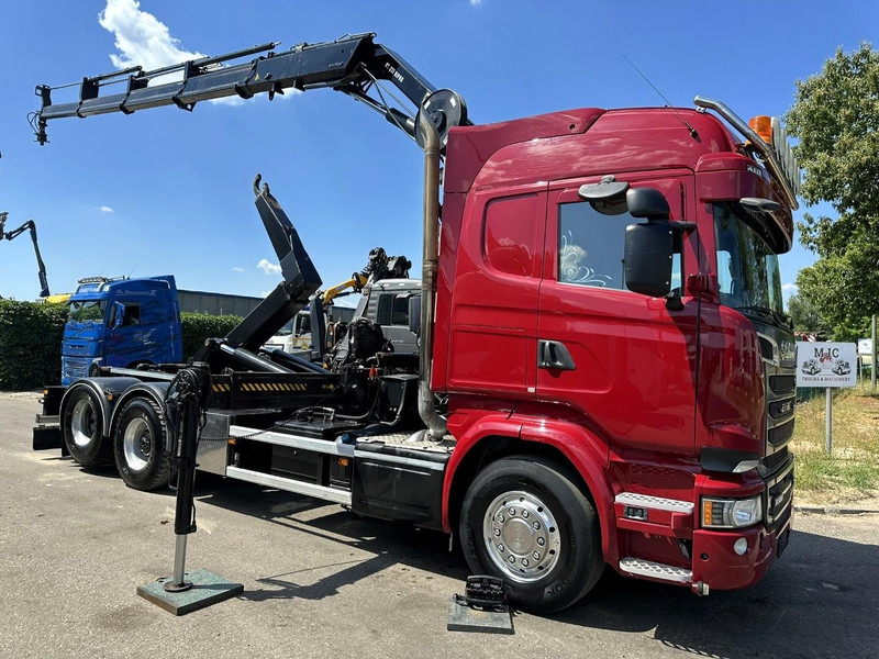 Scania R580 6X2 V8 HOOKLIFT + CRANE HIAB 211 E-4 HIPRO - ROTATOR - RETARDER - ALCOA ALU - RADIO - NL TRUCK - Haakarmsysteem vrachtwagen, Kraanwagen: afbeelding 1 Scania R580 6X2 V8 HOOKLIFT + CRANE HIAB 211 E-4 HIPRO - ROTATOR - RETARDER - ALCOA ALU - RADIO - NL TRUCK - Haakarmsysteem vrachtwagen, Kraanwagen: afbeelding 1