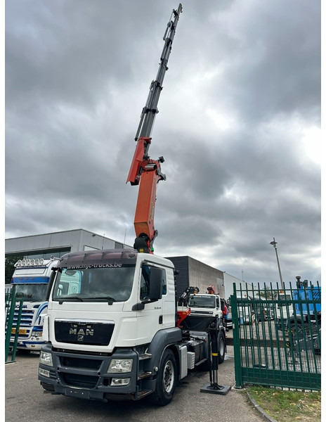 Trekker MAN TGS 26.440 6X4 SZM + (22m) KRAN PALFINGER PK62002 E 6x H + 1ME - RETARDER - EURO 5 - BE TRUCK: afbeelding 11