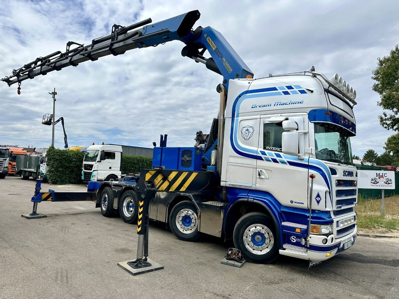 Scania R500 8x2 ZSM + KRAN 100Tm! PALFINGER PK100002 G 8x + 1 ME - RETARDER - ALCOA DURA BRIGHT - LIFT + STEERING - 5/6 HYDR F - TÜV 05/2026 - TOP CONDITION - Trekker: afbeelding 2 Scania R500 8x2 ZSM + KRAN 100Tm! PALFINGER PK100002 G 8x + 1 ME - RETARDER - ALCOA DURA BRIGHT - LIFT + STEERING - 5/6 HYDR F - TÜV 05/2026 - TOP CONDITION - Trekker: afbeelding 2