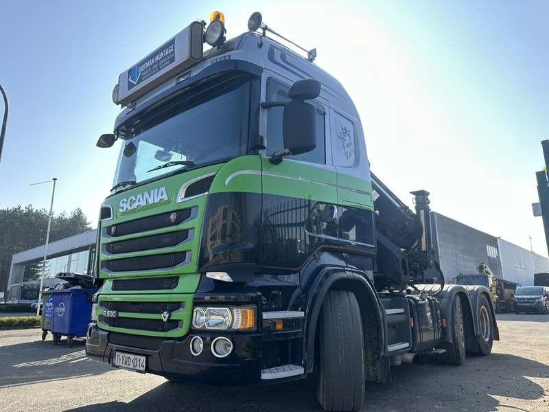 Scania R500 V8 6x2 TRACTOR + CRANE MKG HLK 231 HP (23tm) - 4x HYDR - RADIO - RETARDER - MANUAL - LIFT + STEERING AXLE - Trekker: afbeelding 4 Scania R500 V8 6x2 TRACTOR + CRANE MKG HLK 231 HP (23tm) - 4x HYDR - RADIO - RETARDER - MANUAL - LIFT + STEERING AXLE - Trekker: afbeelding 4