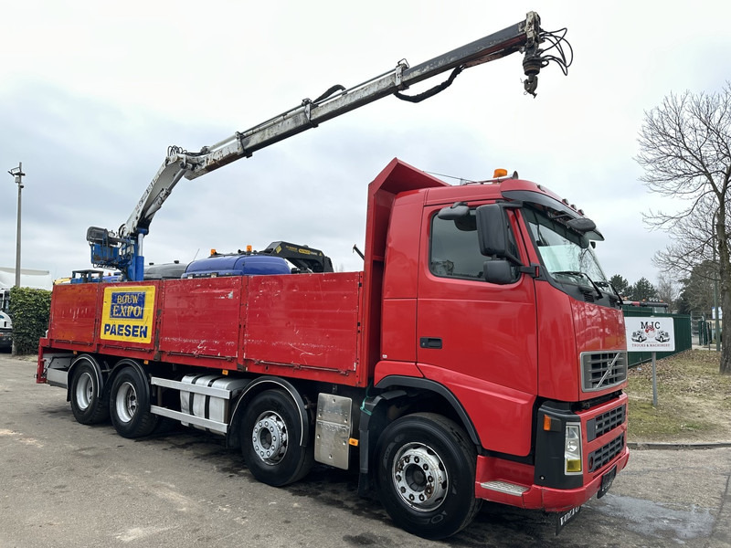 Volvo FH 400 8X4 + HIAB 130 R - STEEL SPRING / BLATT / BALLIESTAS - I SHIFT - BELGIAN TRUCK - Vrachtwagen met open laadbak, Kraanwagen: afbeelding 1 Volvo FH 400 8X4 + HIAB 130 R - STEEL SPRING / BLATT / BALLIESTAS - I SHIFT - BELGIAN TRUCK - Vrachtwagen met open laadbak, Kraanwagen: afbeelding 1