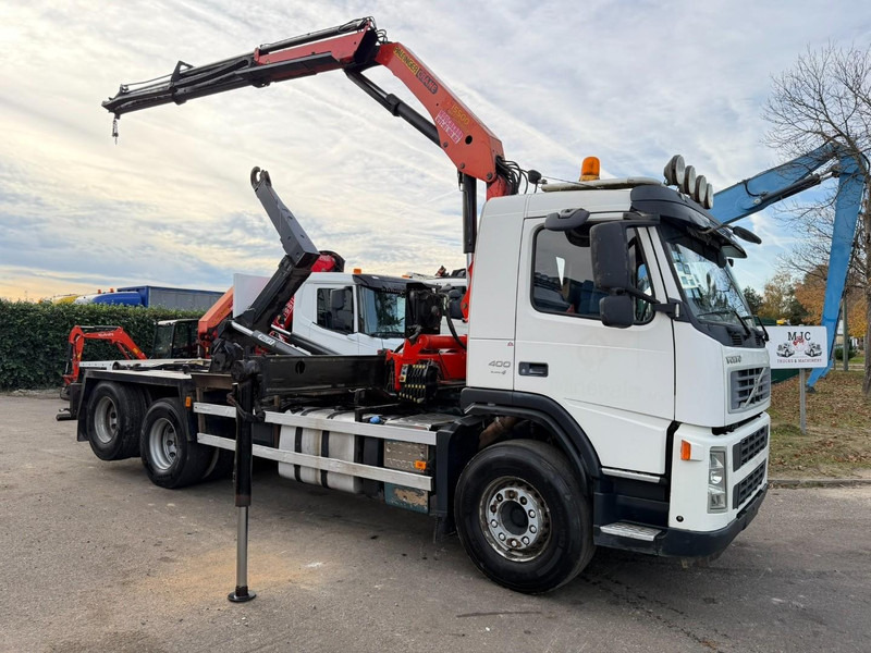 Volvo FM 400 6x2 HOOKLIFT + CRANE PALFINGER PK 15500 B (2x) - 5/6 F - MANUAL - EURO 4 - BE TRUCK - Haakarmsysteem vrachtwagen, Kraanwagen: afbeelding 1 Volvo FM 400 6x2 HOOKLIFT + CRANE PALFINGER PK 15500 B (2x) - 5/6 F - MANUAL - EURO 4 - BE TRUCK - Haakarmsysteem vrachtwagen, Kraanwagen: afbeelding 1