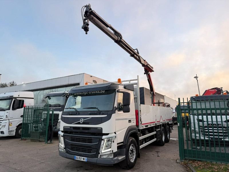 Volvo FM 420 6x4 BAUSTOFF + KRAN PALFINGER PK18502 SH B (3x) - ROTATOR - 5/6 F - TÜV 05/2026 - CG FR - PLATFORM 6m50 - I-Shift - 325.000km - STEEL SPRING / HUB REDUCTI - Vrachtwagen met open laadbak, Kraanwagen: afbeelding 4 Volvo FM 420 6x4 BAUSTOFF + KRAN PALFINGER PK18502 SH B (3x) - ROTATOR - 5/6 F - TÜV 05/2026 - CG FR - PLATFORM 6m50 - I-Shift - 325.000km - STEEL SPRING / HUB REDUCTI - Vrachtwagen met open laadbak, Kraanwagen: afbeelding 4