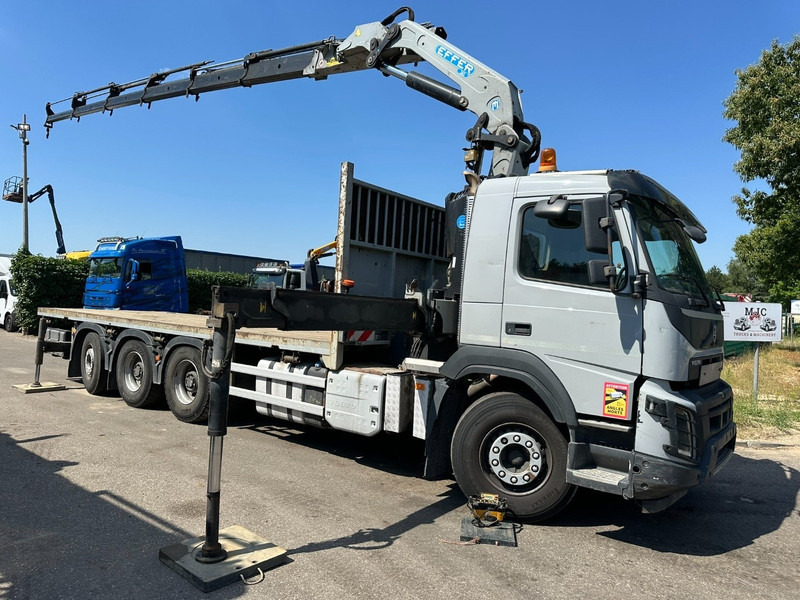 Volvo FMX 330 8x4 TRIDEM PRITSCHE + KRAN EFFER 265 / 6S - PLATFORM 7m50 - EURO 6 - RADIO - *473.000km* - TÜV 05/2026 - BE TRUCK - Kraanwagen: afbeelding 2 Volvo FMX 330 8x4 TRIDEM PRITSCHE + KRAN EFFER 265 / 6S - PLATFORM 7m50 - EURO 6 - RADIO - *473.000km* - TÜV 05/2026 - BE TRUCK - Kraanwagen: afbeelding 2