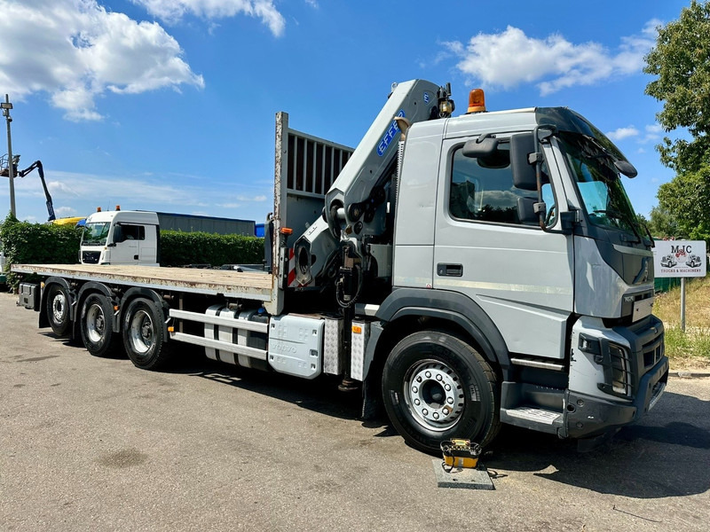 Volvo FMX 330 8x4 TRIDEM PRITSCHE + KRAN EFFER 265 / 6S - PLATFORM 7m50 - EURO 6 - RADIO - *473.000km* - TÜV 05/2026 - BE TRUCK - Vrachtwagen met open laadbak, Kraanwagen: afbeelding 1 Volvo FMX 330 8x4 TRIDEM PRITSCHE + KRAN EFFER 265 / 6S - PLATFORM 7m50 - EURO 6 - RADIO - *473.000km* - TÜV 05/2026 - BE TRUCK - Vrachtwagen met open laadbak, Kraanwagen: afbeelding 1