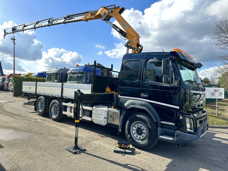Volvo FMX 370 6x2 PLATFORM 6M35 + CRANE EFFER 215/6S -*127.000km* - LIFT AXLE - DOUBLE WHEELS - I SHIFT - EURO 6 - BE PAPERS - Kraanwagen: afbeelding 1 Volvo FMX 370 6x2 PLATFORM 6M35 + CRANE EFFER 215/6S -*127.000km* - LIFT AXLE - DOUBLE WHEELS - I SHIFT - EURO 6 - BE PAPERS - Kraanwagen: afbeelding 1