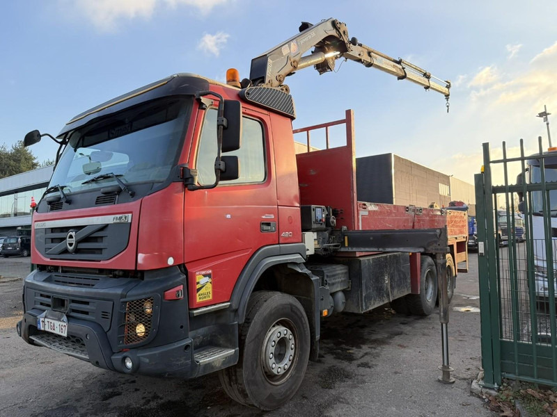 Volvo FMX 420 6X4 + CRANE HMF 1720 + winch + radio - BIG AXLES / HUB REDUCTION - STEEL SPRING / BLATT - PLATFORM 6m10 - Kraanwagen: afbeelding 2 Volvo FMX 420 6X4 + CRANE HMF 1720 + winch + radio - BIG AXLES / HUB REDUCTION - STEEL SPRING / BLATT - PLATFORM 6m10 - Kraanwagen: afbeelding 2
