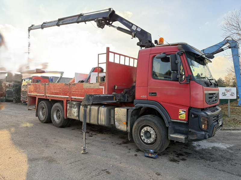 Volvo FMX 420 6X4 + CRANE HMF 1720 + winch + radio - BIG AXLES / HUB REDUCTION - STEEL SPRING / BLATT - PLATFORM 6m10 - Kraanwagen: afbeelding 1 Volvo FMX 420 6X4 + CRANE HMF 1720 + winch + radio - BIG AXLES / HUB REDUCTION - STEEL SPRING / BLATT - PLATFORM 6m10 - Kraanwagen: afbeelding 1