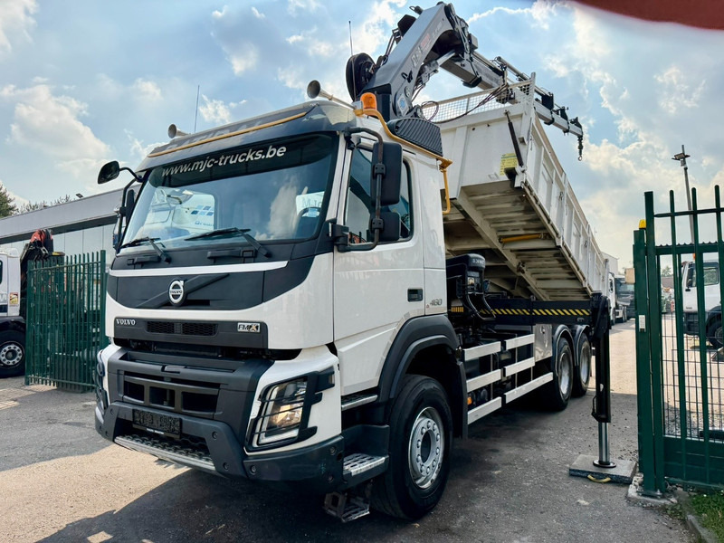 Volvo FMX 460 6x4 PRITSCHE + KRAN HIAB 244 E-5 HIPRO - ROTATOR - RADIO - *349.000km* - EURO 6 - 13T AXLES - BE TRUCK - Vrachtwagen met open laadbak, Kraanwagen: afbeelding 3 Volvo FMX 460 6x4 PRITSCHE + KRAN HIAB 244 E-5 HIPRO - ROTATOR - RADIO - *349.000km* - EURO 6 - 13T AXLES - BE TRUCK - Vrachtwagen met open laadbak, Kraanwagen: afbeelding 3