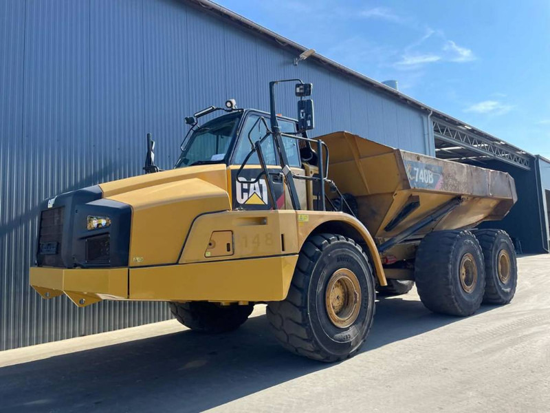 Kiepwagen met knikbesturing Cat 740B: afbeelding 1