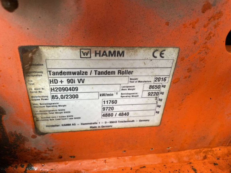 Hamm HD+ 90i VV | HD90 - Wals: afbeelding 3 Hamm HD+ 90i VV | HD90 - Wals: afbeelding 3