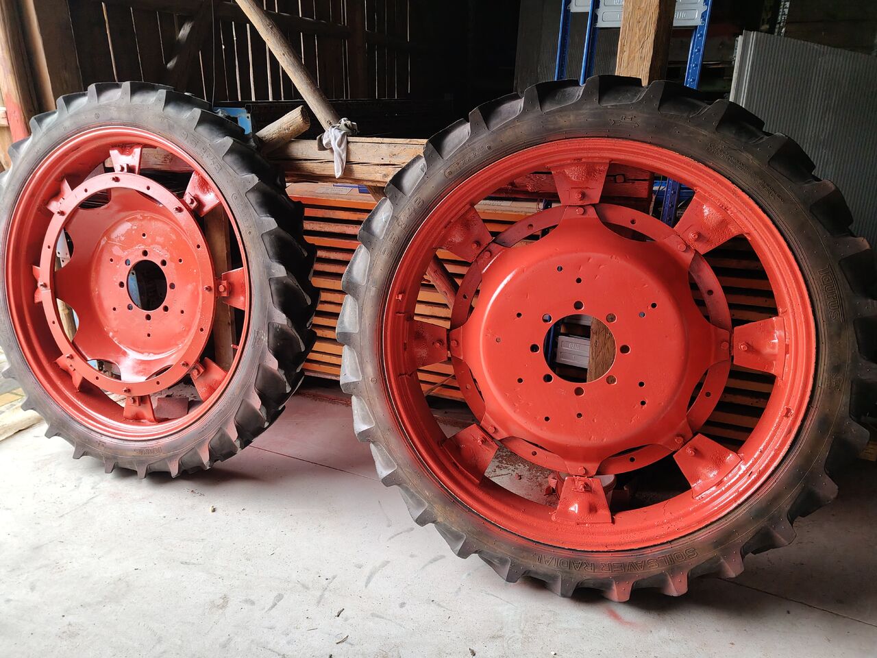 Kleber, Taurus 11.2 R32 (270/95 R32), 9.5 R48 - Complete wiel voor Landbouwmachine: afbeelding 5 Kleber, Taurus 11.2 R32 (270/95 R32), 9.5 R48 - Complete wiel voor Landbouwmachine: afbeelding 5