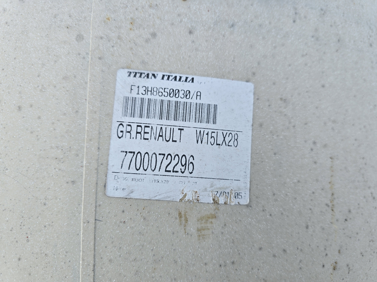 Titan W15LX28, piasta 150 mm - Complete wiel voor Landbouwmachine: afbeelding 3 Titan W15LX28, piasta 150 mm - Complete wiel voor Landbouwmachine: afbeelding 3