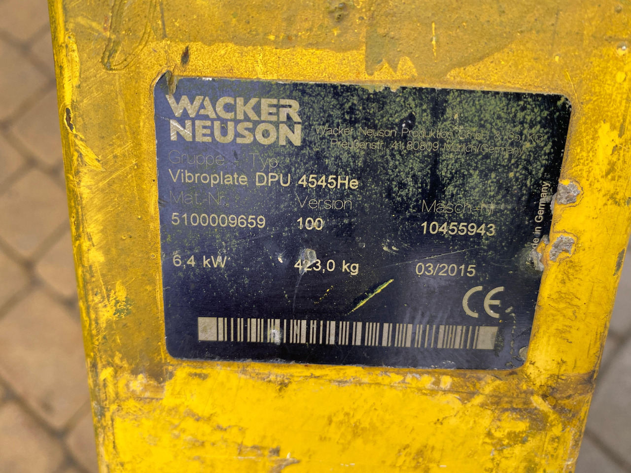 WACKER NEUSON DPU 4545He - Schapenpootwals/ Grondverdichter: afbeelding 5 WACKER NEUSON DPU 4545He - Schapenpootwals/ Grondverdichter: afbeelding 5