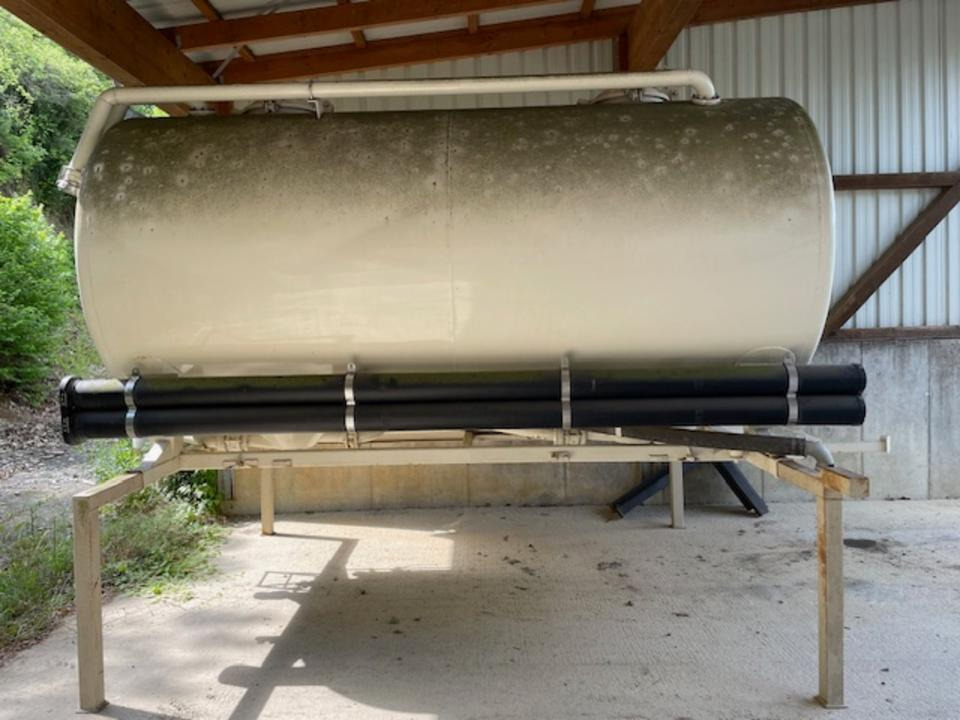 Wechselbrücke mit Silobehälter für den Mehltransport - Tankcontainer: afbeelding 2 Wechselbrücke mit Silobehälter für den Mehltransport - Tankcontainer: afbeelding 2