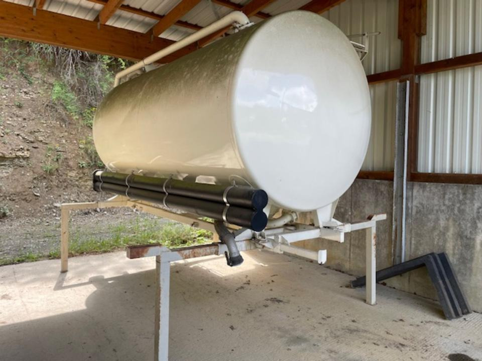 Wechselbrücke mit Silobehälter für den Mehltransport - Tankcontainer: afbeelding 1 Wechselbrücke mit Silobehälter für den Mehltransport - Tankcontainer: afbeelding 1