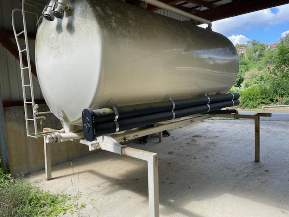 Wechselbrücke mit Silobehälter für den Mehltransport - Tankcontainer: afbeelding 3 Wechselbrücke mit Silobehälter für den Mehltransport - Tankcontainer: afbeelding 3